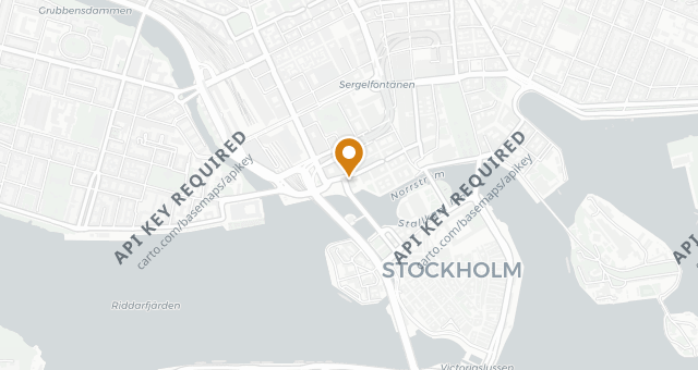 Map showing Tegelbacken