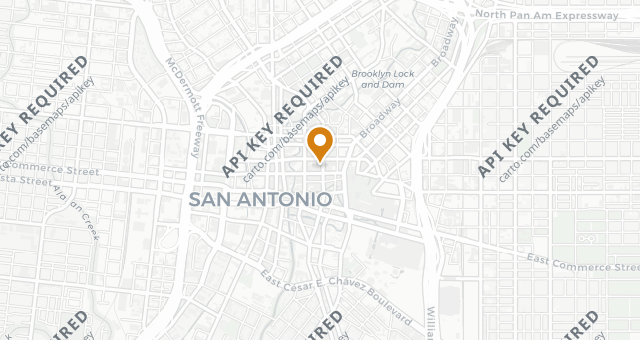 Map showing The Palm San Antonio