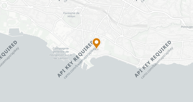 Map showing Pic Beau-Rivage Palace