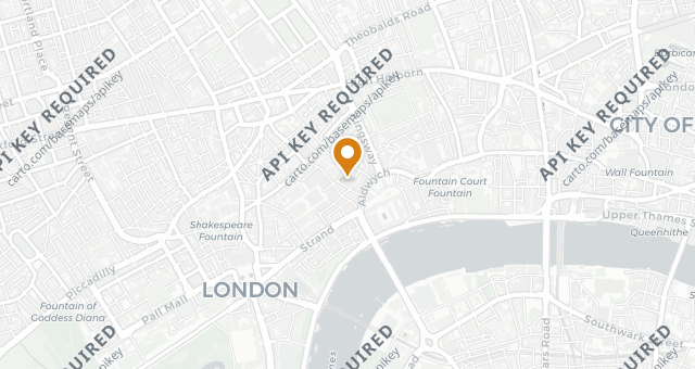 Map showing Jamie Oliver Catherine St