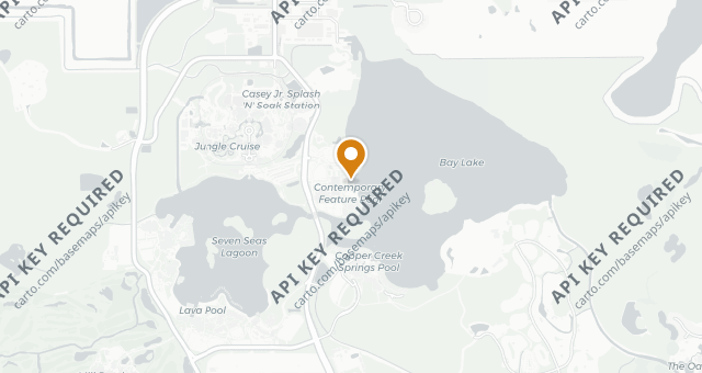 Map showing California Grill