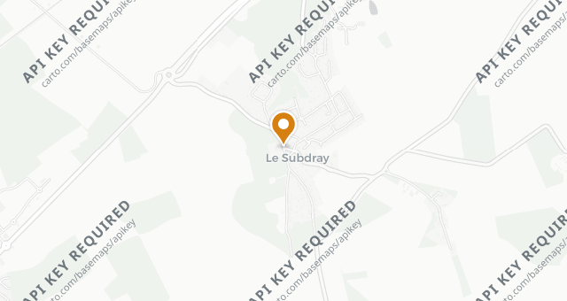 Map showing La Forge