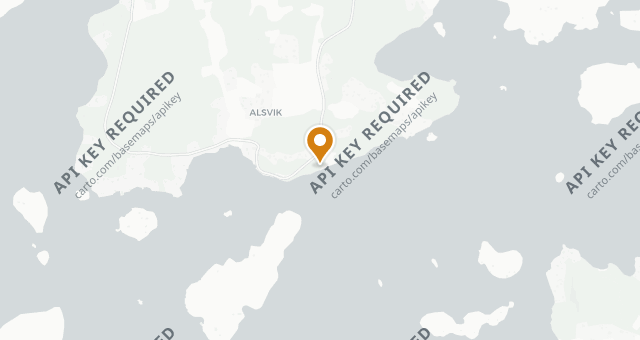 Map showing Svartsö Krog