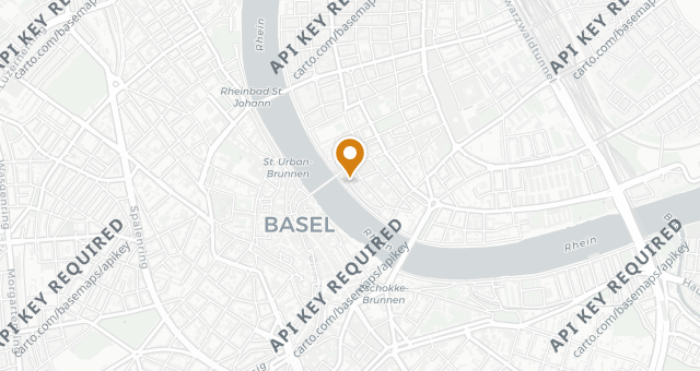 Map showing Krafft Basel