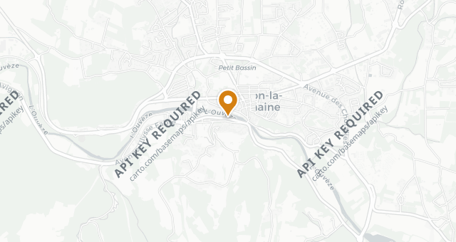 Map showing Les Maisons Du'O - Le Bistro Panoramique