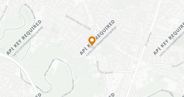 Map showing La Chouquette Didsbury