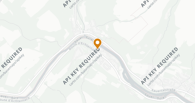 Map showing Gruber