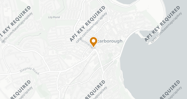 Map showing Eat Me at the SJT