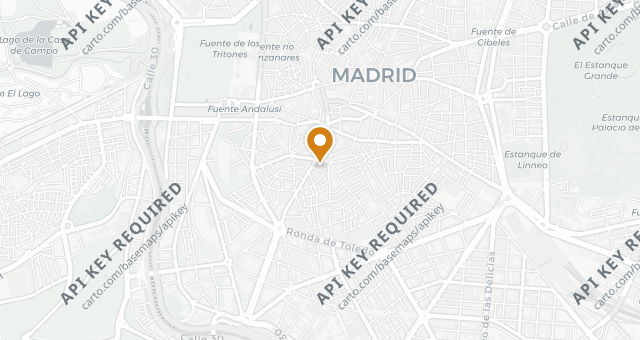 Map showing El Brote
