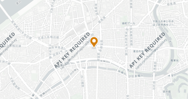 Map showing Kitashinchi Shien