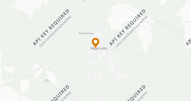 Map showing Auberge de la Tour