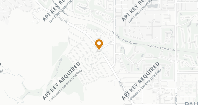 Map showing Wally's Desert Turtle