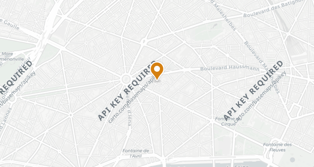 Map showing Pierre Gagnaire