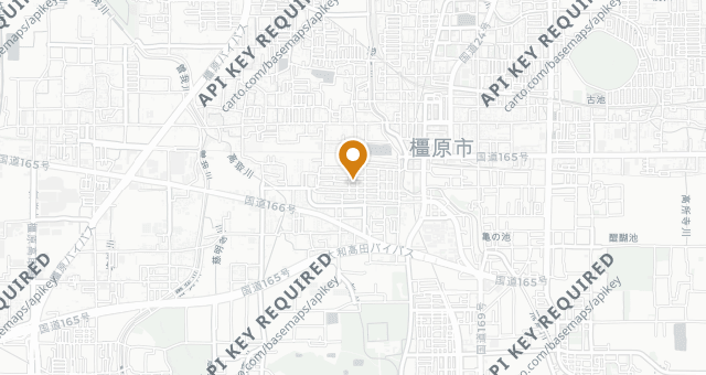 Map showing Tama