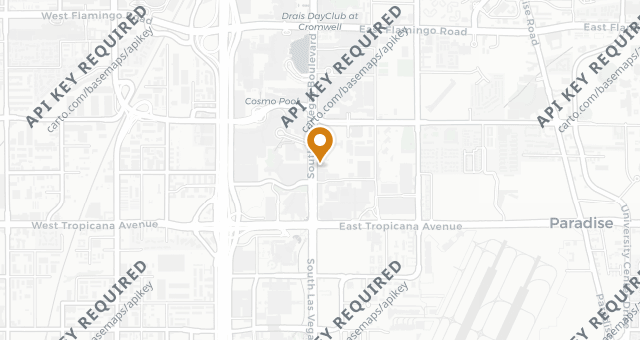 Map showing Smith & Wollensky