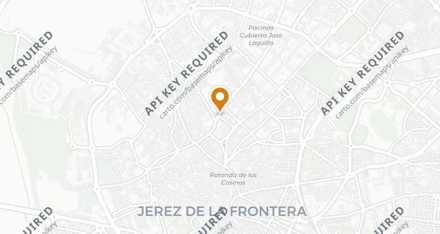Map showing Albalá