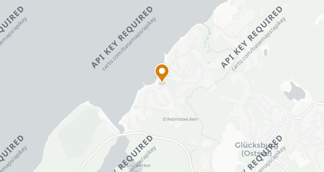Map showing Gudlak Restaurant &amp; Strandbar