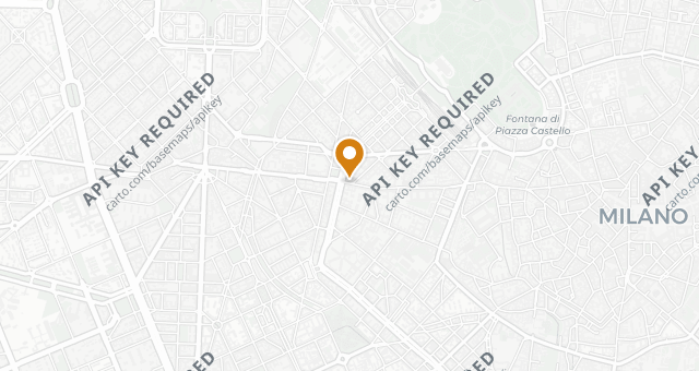Map showing Zero Milano