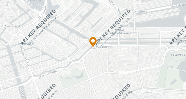 Map showing Café Wu