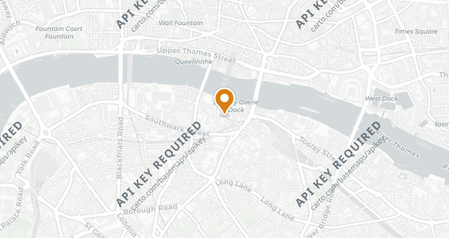 Map showing Café François