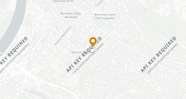 Map showing RESTORAN LOVAC