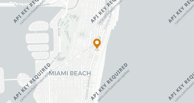 Map showing STK South Beach