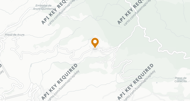 Map showing Casa Efigenia Natural