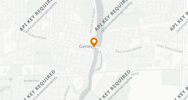 Map showing Atwater's