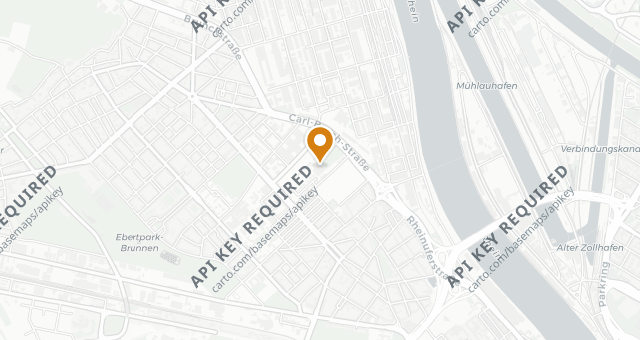 Map showing Gesellschaftshaus der BASF