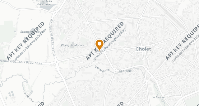 Map showing La P’tite Patte