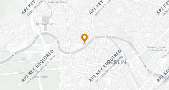 Map showing Backroom Cantina in der Bar Tausend