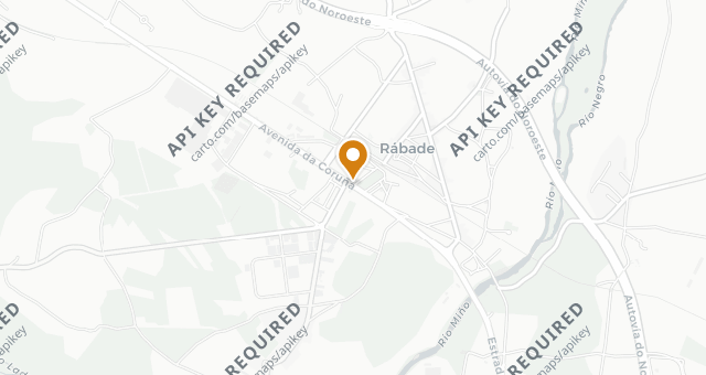 Map showing Asador Coto Real