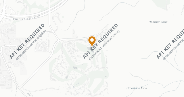 Map showing Pine Canyon