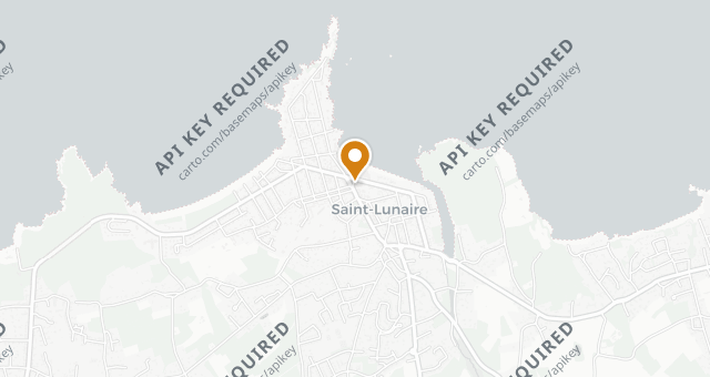 Map showing Comète