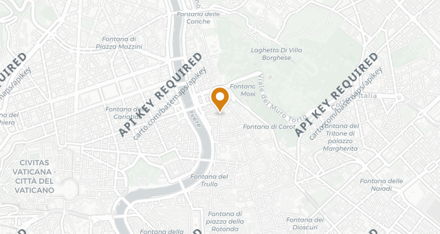 Map showing Il Ristorante Alain Ducasse Roma