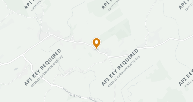 Map showing Punch Bowl Inn