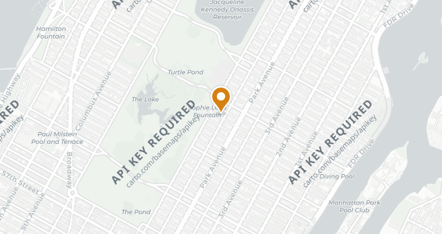 Map showing The Mark Restaurant by Jean-Georges