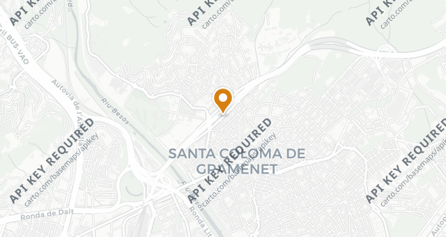 Map showing Lluerna
