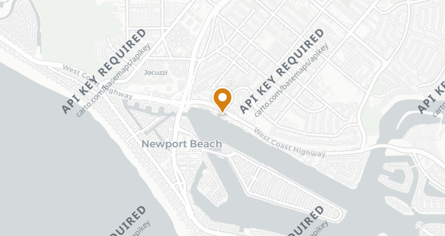 Map showing Rusty Pelican