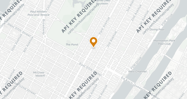 Map showing Café Boulud
