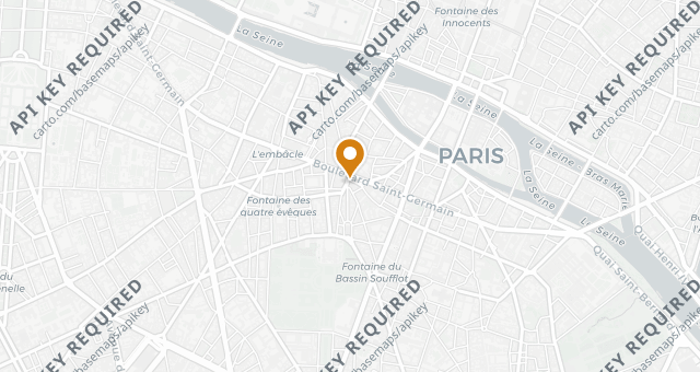 Map showing Le Comptoir du Relais
