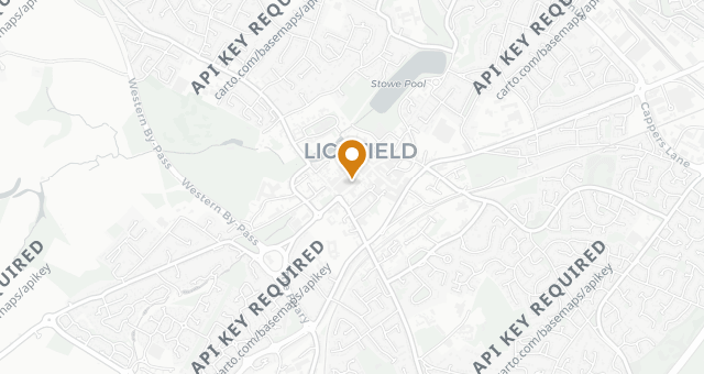 Map showing Larder