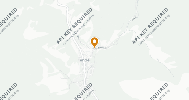Map showing La Maison de la Pia