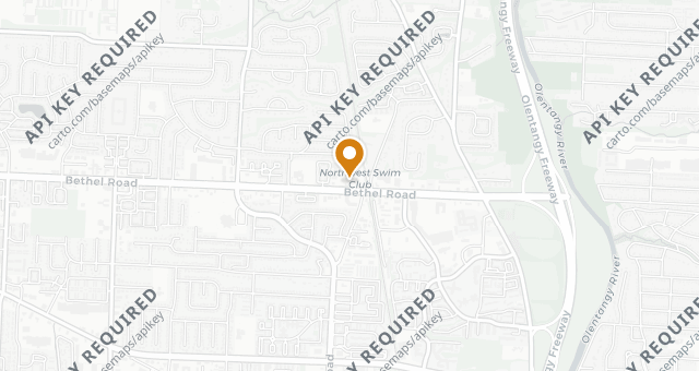 Map showing The Refectory Restaurant