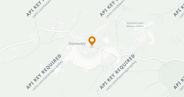 Map showing Grand Restaurant RESIDENCE HOTEL**** Donovaly