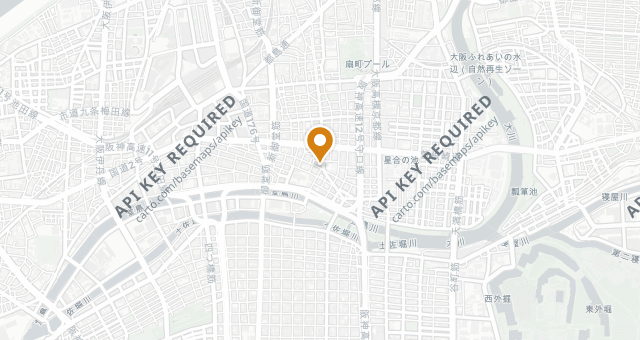 Map showing Naniwa Okina