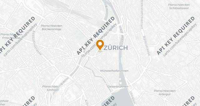 Map showing Hiltl