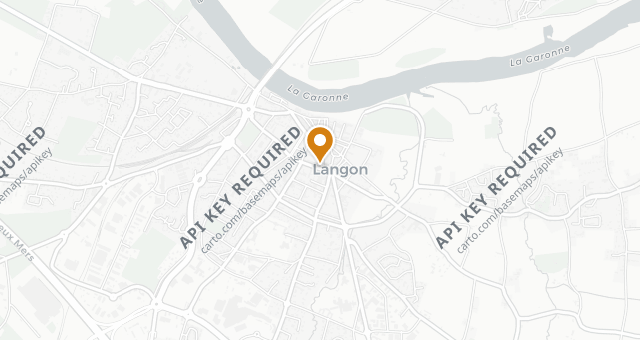 Map showing La Table de la Maison
