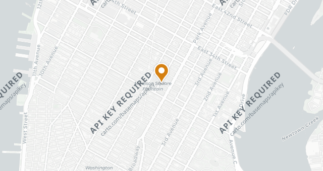 Map showing Eleven Madison Park