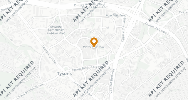 Map showing The Palm Tysons Corner